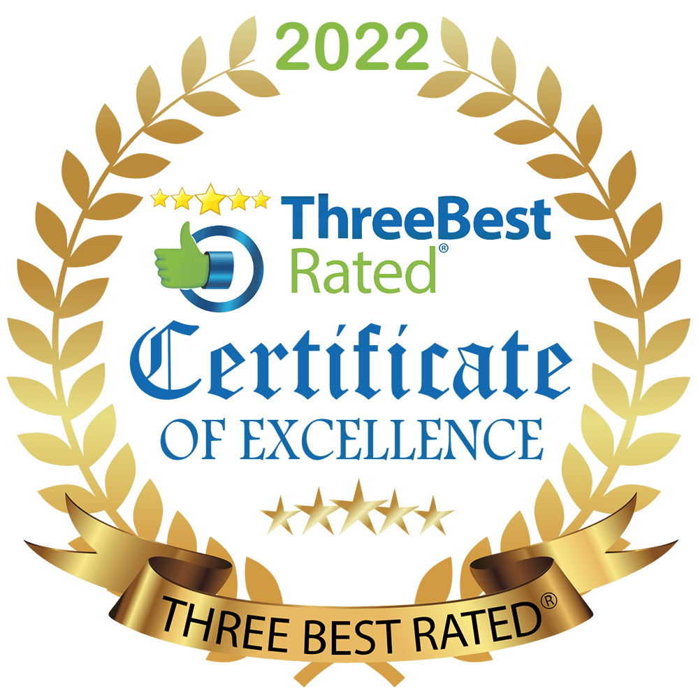 Three Best Rated Badge - 2022
